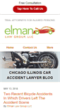 Mobile Screenshot of chicagoillinoiscaraccidentlawyerblog.com